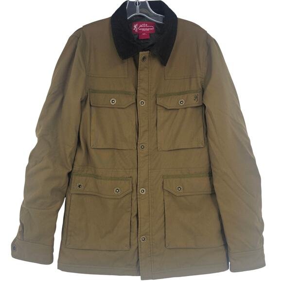 John Browning Heritage Collection Chore Field Jacket Olive Green Mens S 3660 - Picture 1 of 9